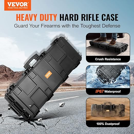 42 Inch VEVOR Rifle Hard Case