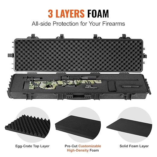 50 Inch VEVOR Rifle Hard Case