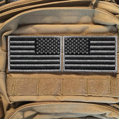 American USA Flag Patches Hook and Loop Velcro on MOLLE Tactical Gear