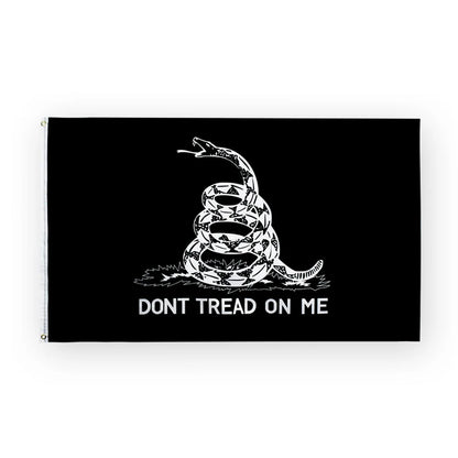 Don't Tread On Me Black Flag