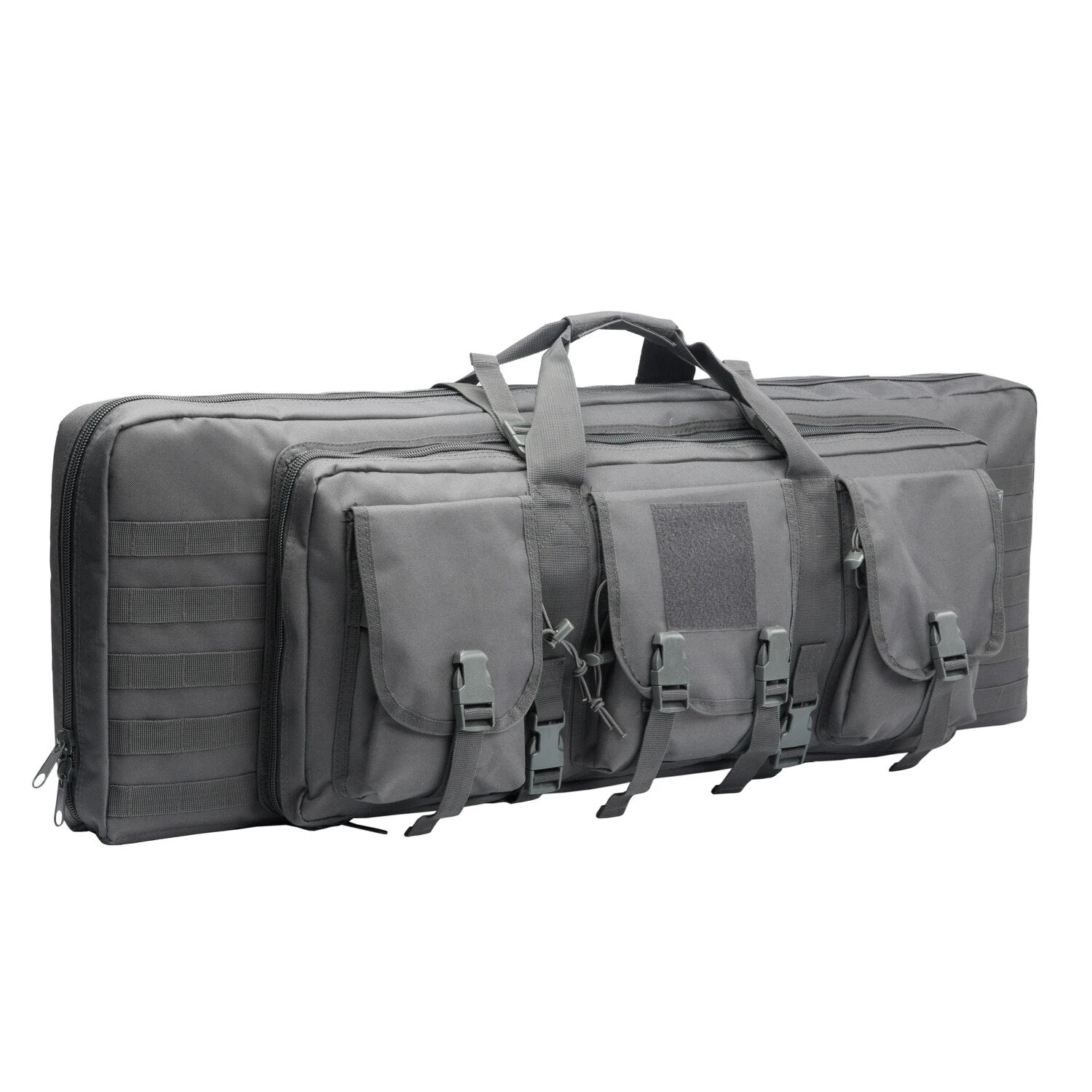 Double Rifle Case Grey Gray Bag