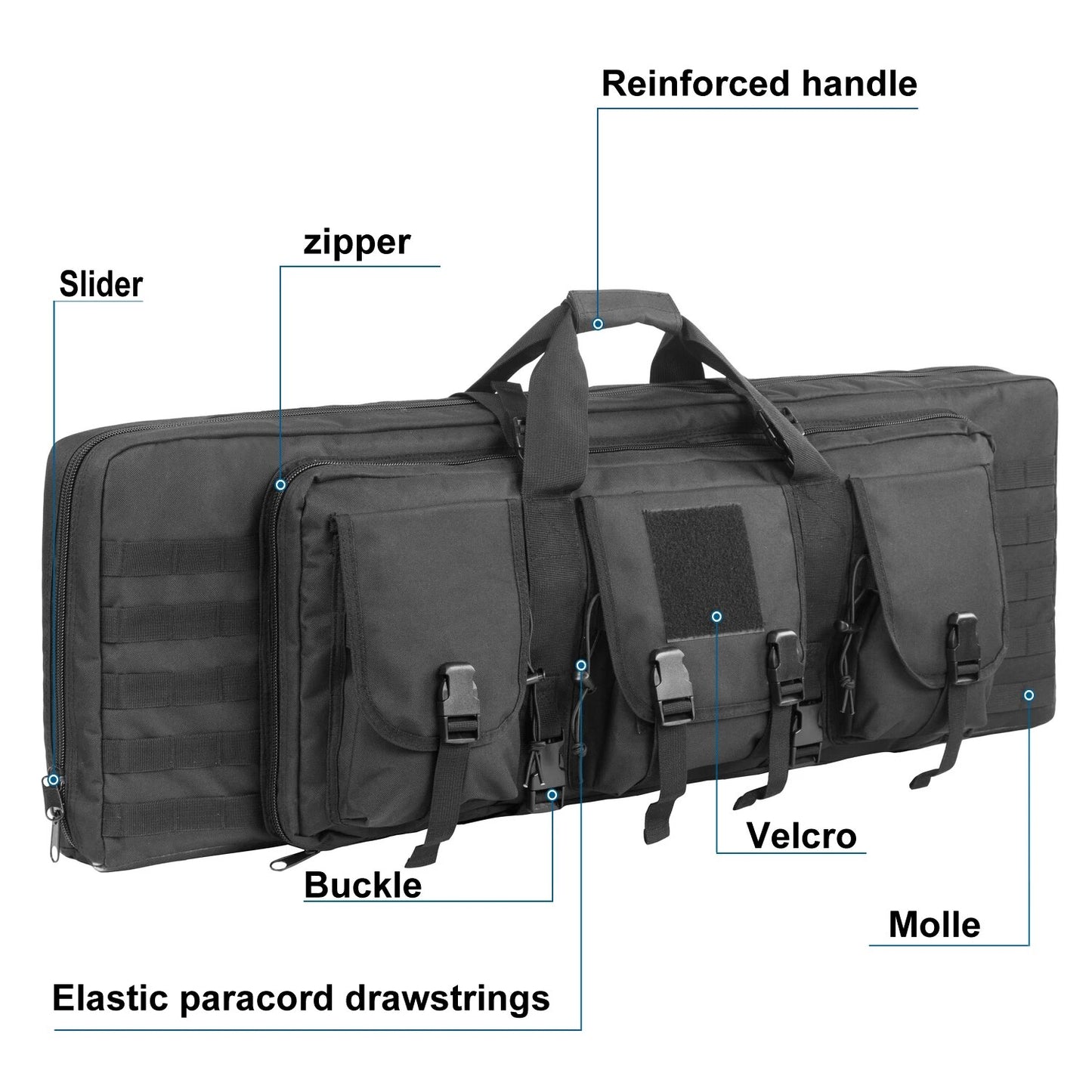 Double Rifle Case Features