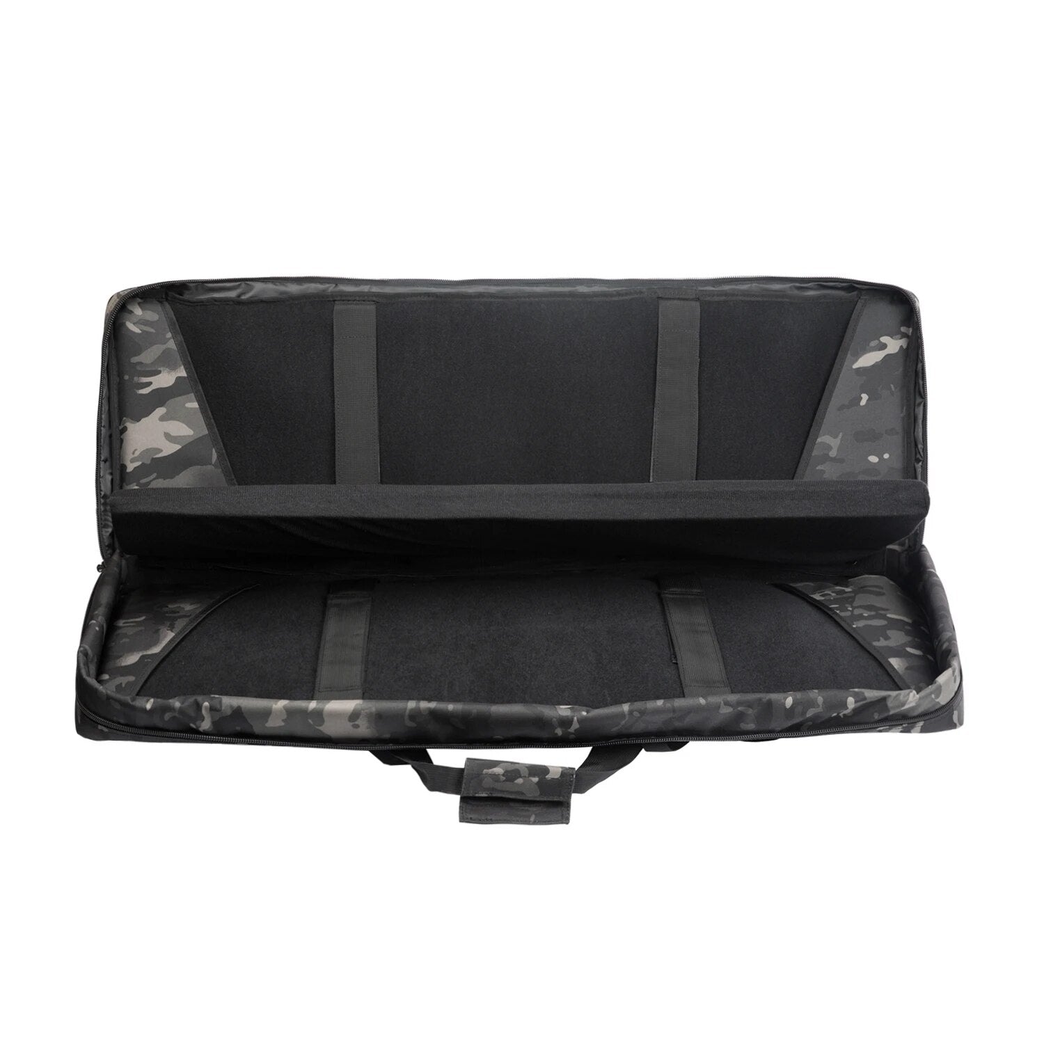 Double Rifle Case Black Camo