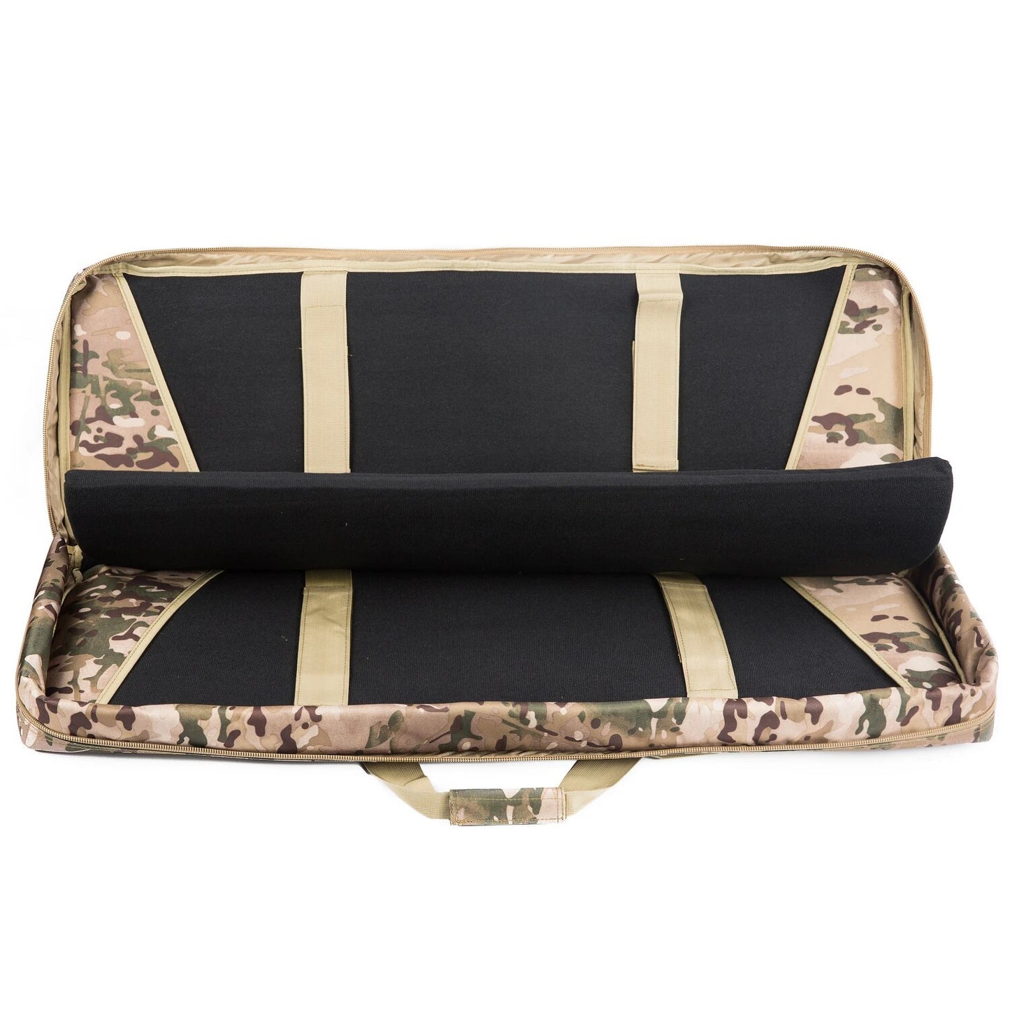 Double Rifle Case Open Camo