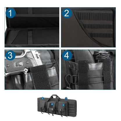 Double Rifle Case Storage MOLLE