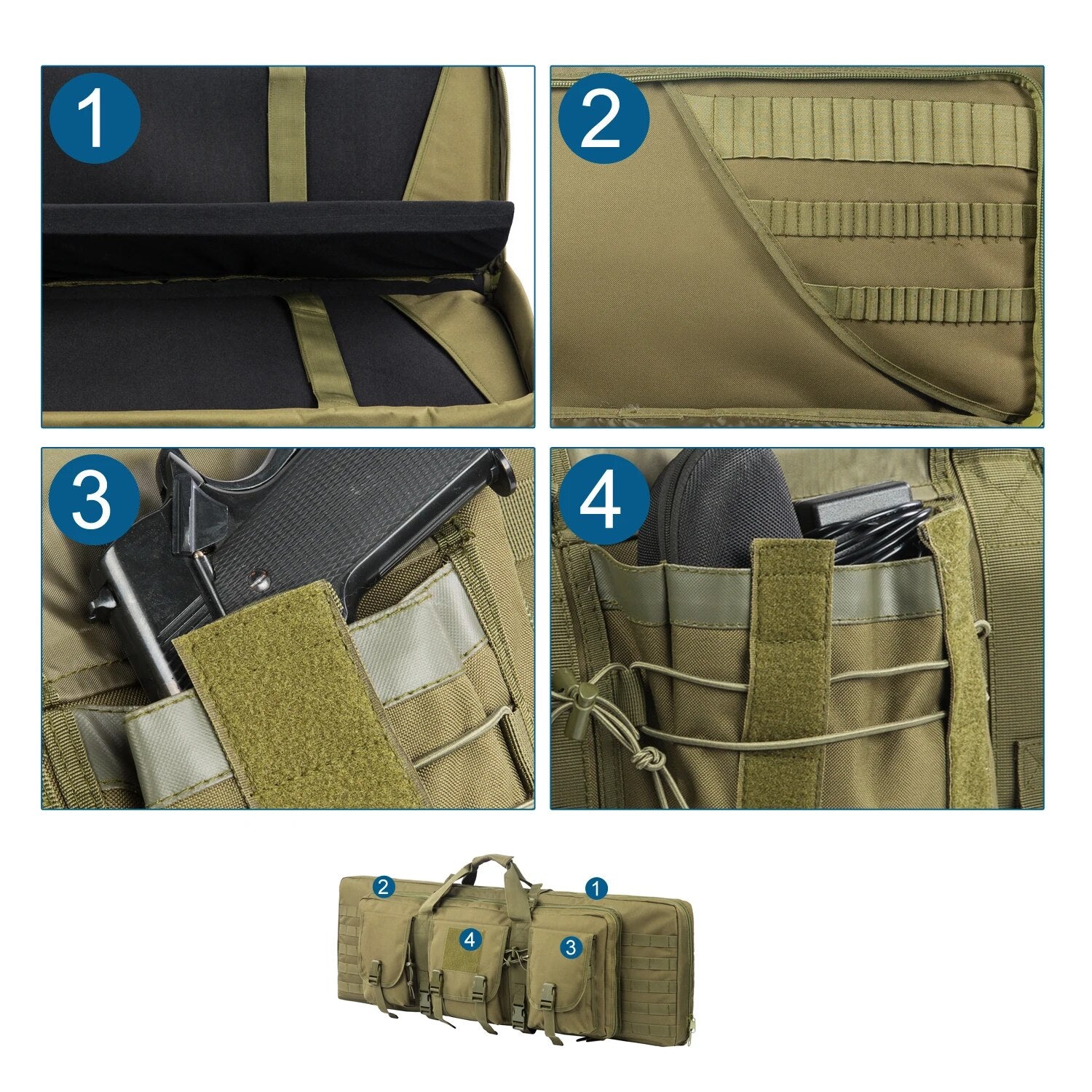 Double Rifle Case Storage