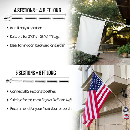 Multi-Length Flag Pole